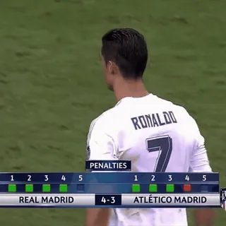 🔵 Cristiano Ronaldo UEFA Champions League RONALDO 7 REAL MADRID 4-3 ATLETICO MADRID whatsapp sticker