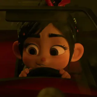 🥨 Vanellope Wreck-It Ralph Vanellope von Schweetz, Detona Ralph, Disney, Desenho animado, Filme, Personagem whatsapp sticker