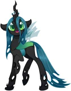 😊 Queen Chrysalis My Little Pony Desenho animado, Pônei, Rainha, Chrysalis, mlpfim, Vilão telegram sticker