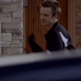 🚬 Jesse Pinkman Breaking Bad jesse pinkman, breaking bad, peeking, looking, aaron paul, watching, reaction telegram sticker