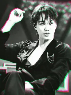⚫️ Kai kpop, idol, singer, performer, kai, exo telegram sticker