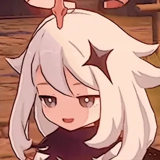 🍥 Paimon Genshin Impact 动漫, 游戏, 派蒙, 原神, 可爱 whatsapp sticker