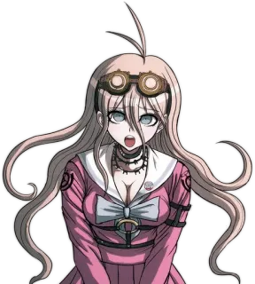 🔩 Miu Iruma Danganronpa V3: Killing Harmony anime, cartoon, girl, character, miu iruma, danganronpa telegram sticker