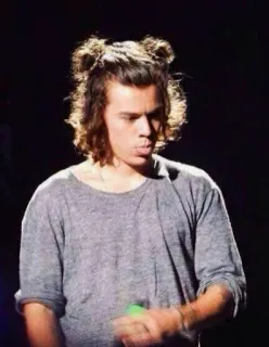 😞 Harry Styles musician, singer, celebrity, man, portrait telegram sticker