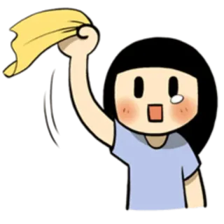 😢 Aufgeben, Cartoon, Emotion, Weinen, Winken, Tränenreich, Traurig telegram sticker