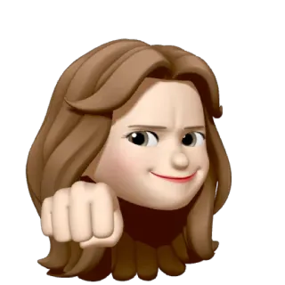 🐻 Emoji, Pugno, Avatar, 3D, Cartoni animati, Bitmoji telegram sticker