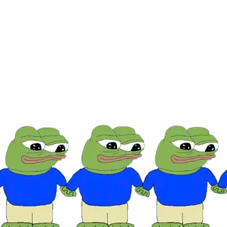 🙌 Pepe the Frog Meme, Pepe, Frosch, Internet Meme telegram sticker