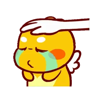 ๐ญ imut, menangis, malaikat, penghiburan, kartun, sedih telegram sticker