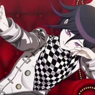 😏 Kokichi Oma Danganronpa V3: Killing Harmony Аниме, Манга, Danganronpa, Кокичи Ома, Персонаж, Аниме персонаж telegram sticker