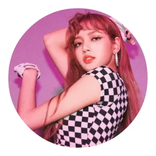 ❤️ Lisa K-pop, Blackpink, piosenkarka, idol, kobieta, celebrytka telegram sticker
