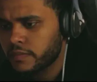 🎤 The Weeknd The Weeknd, Musiker, Sänger, Kopfhörer whatsapp sticker