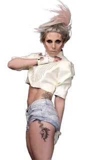 👧 Lady Gaga 팝스타, 가수, 패션, 유명인, 음악 telegram sticker