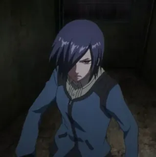 🪁 Touka Kirishima Tokyo Ghoul อนิเมะ, Tokyo Ghoul, โทวกะ, คิริชิมะ, ตัวละคร, มังงะ telegram sticker
