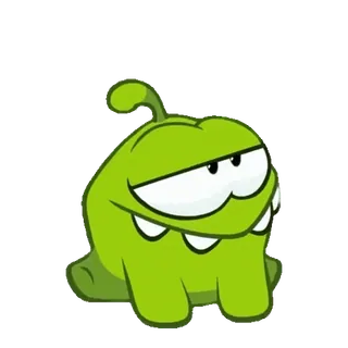 🥸 Om Nom Cut the Rope Desenho animado, Verde, Monstro, Fofo, Om Nom, Cut the Rope, Jogo whatsapp sticker