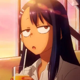 🍬 Nagatoro Don't Toy with Me, Miss Nagatoro Anime, Manga, Nagatoro, Don't Toy with Me, Miss Nagatoro, Personnage, Fille, Dessin animé telegram sticker