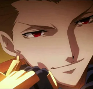 ✨ Gilgamesh Fate/Stay Night Anime, Łucznik, Fate, Gilgamesz, Król telegram sticker
