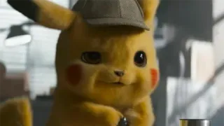 😕 Pikachu Detective Pikachu 皮卡丘, 侦探, 宝可梦, 卡通, 角色 telegram sticker