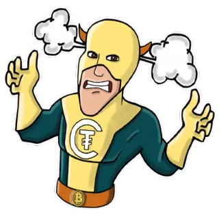 Crypto Time Man - @crypto_time telegram stickers