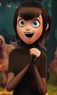 😺 Mavis Dracula Hotel Transylvania Mavis, Dracula, Hôtel Transylvanie, Dessin animé, Animation, Vampire, Film, Personnage telegram sticker