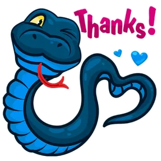 Blue_Snake telegram stickers