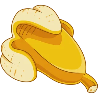 🍞 กล้วย, ผลไม้, สีเหลือง, อาหาร, เขตร้อน, สุขภาพ telegram sticker