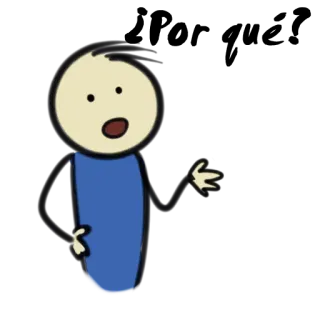 😮 desenho animado, boneco palito, ilustração, personagem telegram sticker