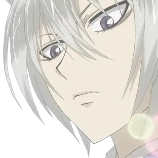 😠 Tomoe Kamisama Kiss anime, rubah, ganteng, karakter, lucu telegram sticker