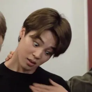 😌 Jimin kpop, jimin, funny, meme, asian, bts, singer telegram sticker