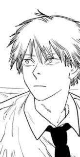 🌫 Denji Chainsaw Man Anime, Manga, Chainsaw Man, Denji, Portrait whatsapp sticker