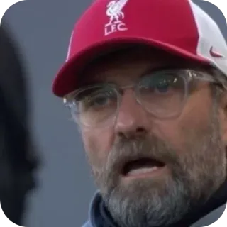 😱 Jurgen Klopp サッカー, 監督, リヴァプール, クロップ, フットボール telegram sticker