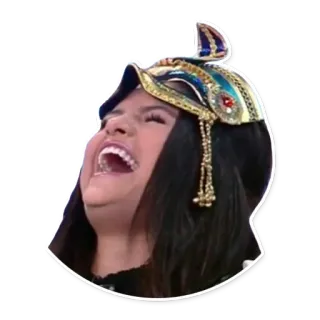 😂 wanita, mesir, topeng, tertawa, senang, potret whatsapp sticker