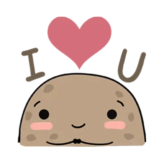 ❤️ Siegel, Herz, süß, Tier, Cartoon telegram sticker
