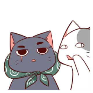 🙄 cats, animals, cute, cartoons, stickers telegram sticker