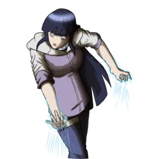😈 Hinata Hyuga Naruto 애니메이션, 히나타, 휴우가, 나루토, 백안, 닌자, 애니메이션 여자, 만화 telegram sticker