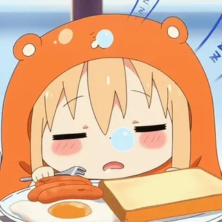 🥱 Umaru Doma Himouto! Umaru-chan telegram sticker