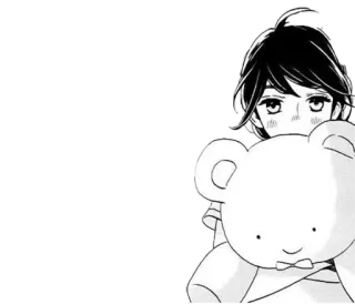 😞 Anime, Gadis, Beruang teddy, Lucu, Manga, Kartun telegram sticker