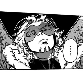 🤨 Hawks My Hero Academia ...... anime, manga, superhero, wings, hawks whatsapp sticker