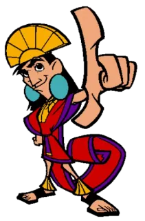 😶 Kuzco The Emperor's New Groove animated, disney, character, cartoon telegram sticker