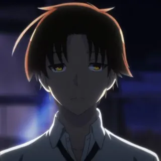 💈 Ayanokoji Kiyotaka Classroom of the Elite Аниме, Classroom of the Elite, Аянокоджи Киётака, Персонаж, Манга telegram sticker