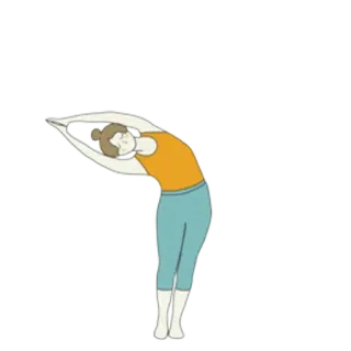 🧘‍♀️ yoga, pose, exercise, fitness, health, wellness whatsapp sticker