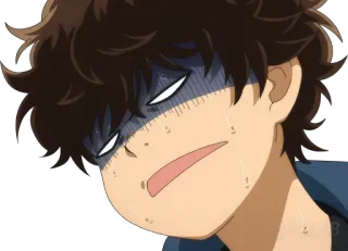 😰 anime, triste, chorando, angustiado, preocupado, desenho animado, emocional telegram sticker