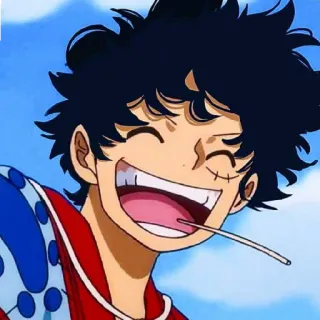 😄 Luffy One Piece Anime, Manga, One Piece, Ruffy, Pirat, Cartoon, Charakter telegram sticker