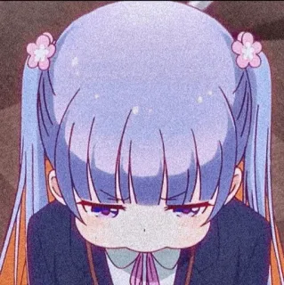 🖤 Anime, Dziewczyna, Słodkie, Kreskówka, Ilustracja, Postać telegram sticker