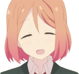 😄 Anime, Garota, Fofa, Desenho animado, Personagem, Estudante telegram sticker