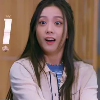 😮 Jisoo ! K-Pop, Sänger, Blackpink, Promi, Koreanisch, Frau, Idol telegram sticker