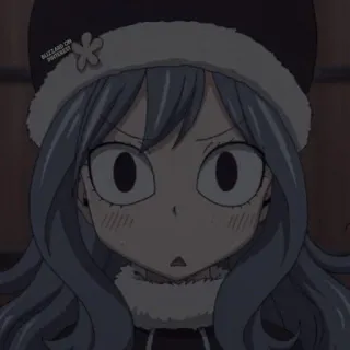 🌊 Juvia Lockser Fairy Tail Anime, Fille, Juvialockser, Fairy Tail telegram sticker