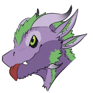 😛 龙, 幻想, 生物, 怪物, 神话, 卡通, 动物 whatsapp sticker