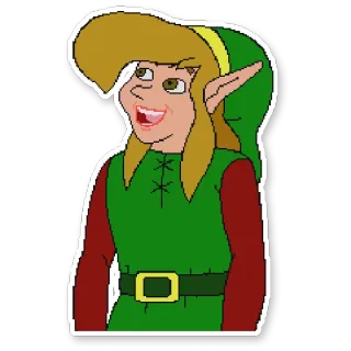 Zelda CD-i telegram stickers