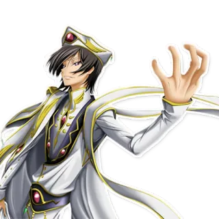 Lelouch By 4nim3_lover whatsapp stickers