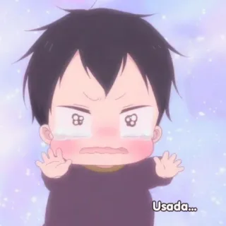 🧸 Usada... аниме, плачет, ребенок, каваий telegram sticker